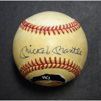 Mickey Mantle Signed Painted Rawlings American League Baseball JSA Authenticated