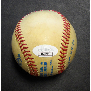 Mickey Mantle Signed Painted Rawlings American League Baseball JSA Authenticated