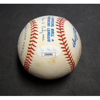 Mickey McDermott Signed Rawlings American League Baseball JSA Authenticated