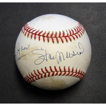 Stan Musial Signed Spalding National League Baseball JSA Authentic Personalized