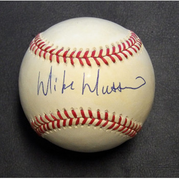 Mike Mussina Signed Official Rawlings American League Baseball JSA Authenticated