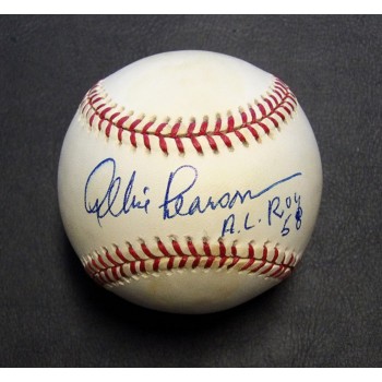 Albie Pearson Signed Official American League Baseball JSA Authenticated