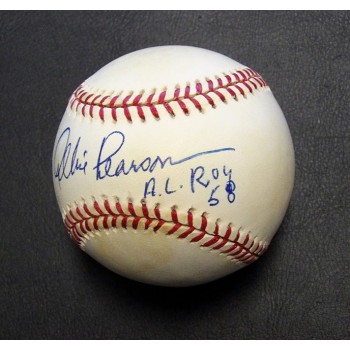 Albie Pearson Signed Official American League Baseball JSA Authenticated