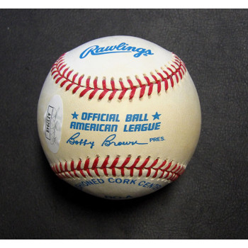 Eduardo Perez Signed Official American League Baseball JSA Authenticated