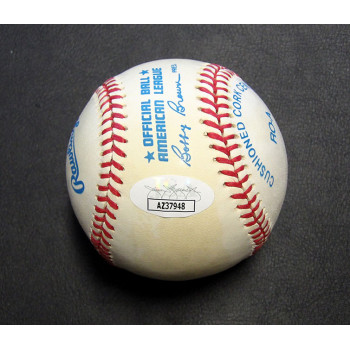 Eduardo Perez Signed Official American League Baseball JSA Authenticated