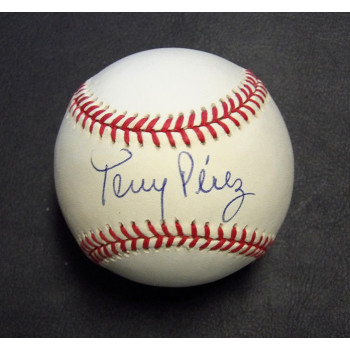 Tony Perez Signed Rawlings National League Baseball JSA Authenticated