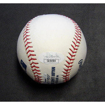 Tim Raines Jr. Signed Rawlings MLB Major League Baseball JSA Authenticated