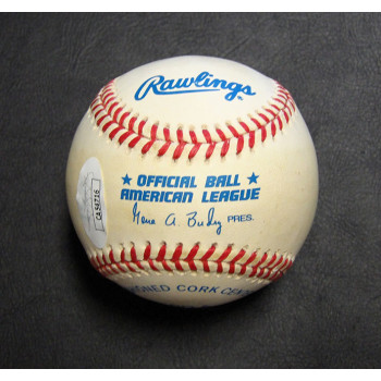 Frank Robinson Signed Rawlings American League Baseball JSA Authenticated