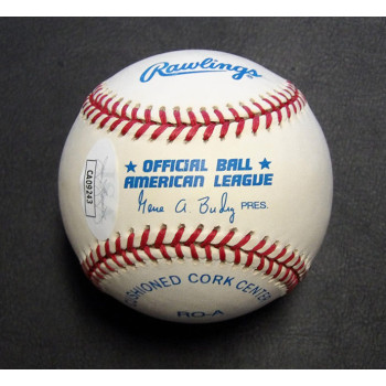 Joe Rudi Signed Official Rawlings American League Baseball JSA Authenticated