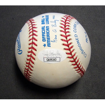 Joe Rudi Signed Official Rawlings American League Baseball JSA Authenticated