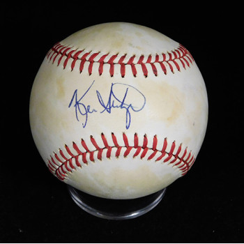Kevin Seitzer Signed Official American League Baseball JSA Authenticated