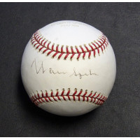 Warren Spahn Signed Official Major League Baseball JSA Authenticated /500