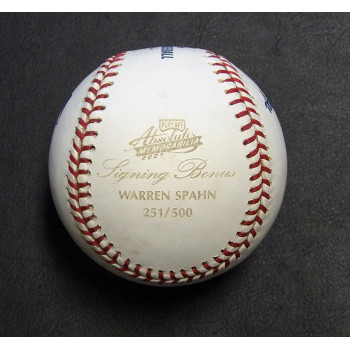 Warren Spahn Signed Official Major League Baseball JSA Authenticated /500