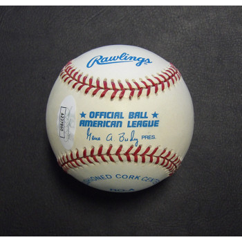 Bubba Trammell Signed Official American League Baseball JSA Authenticated