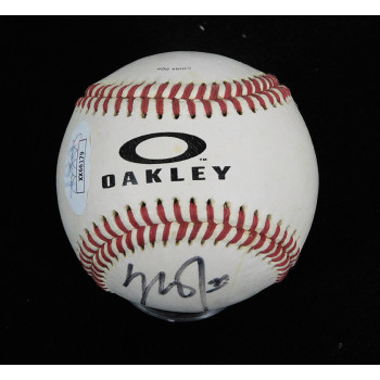 Mike Trout Los Angeles Angels Signed Wilson Oakley Baseball JSA Authenticated