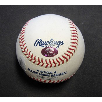Brandon Webb Signed Official Rawlings Major League Baseball JSA Authenticated