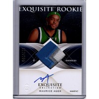 Maurice Ager 2006-07 Upper Deck Exquisite Rookie Collection Signed Card /225 67