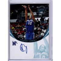 Rodney Carney Memphis Tigers 2006 Press Pass Blue Autographed Card 37/50