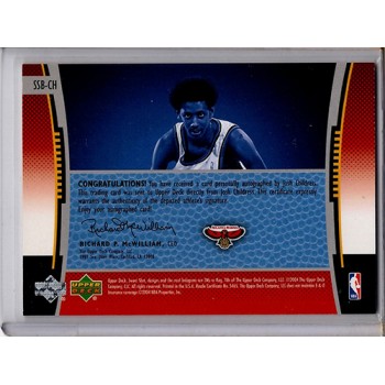 Josh Childress 2004-05 Upper Deck Sweet Shot Blue Autographed Card #SSB-CH