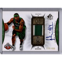 J.R. Giddens 2008-09 Upper Deck SP Authentic Rookie Signed Patch Card /499 #114