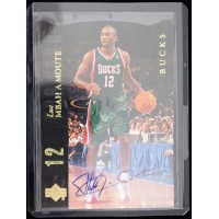 Luc Richard Mbah A Moute Signed 2008-09 UD Lineage SE Diecut Card #230