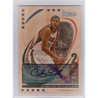 Charlie Villanueva 2006-07 Topps Trademark Moves Autographed Card 18/19 #12