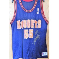 Dikembe Mutombo Denver Nuggets Signed Authentic Jersey JSA Authenticated