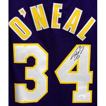 Shaquille O'Neal Los Angeles Lakers Signed Replica Jersey JSA Authenticated