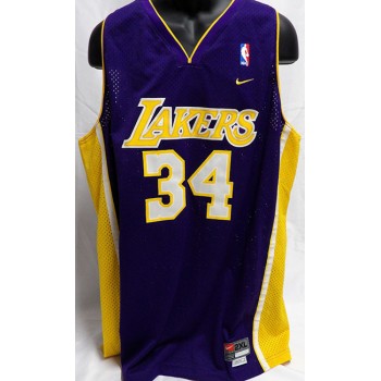 Shaquille O'Neal Los Angeles Lakers Signed Replica Jersey JSA Authenticated