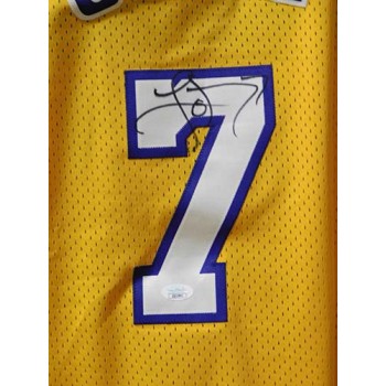 Lamar Odom Los Angeles Lakers Signed Replica Jersey JSA Authenticated