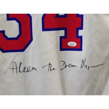 Hakeem Olajuwon Houston Cougars Signed Authentic LE Jersey JSA Authenticated