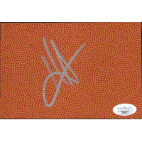 Hilton Armstrong Hornets Signed 4x6 Basketball Surface Card JSA Authenticated