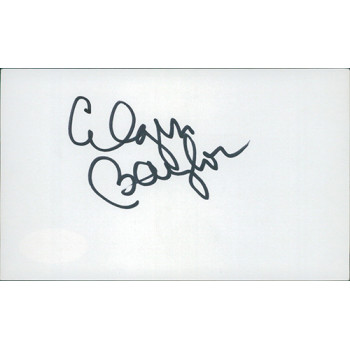 Elgin Baylor Basketball Player Signed 3x5 Index Card JSA Authenticated