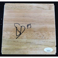Deandre Bembrey Brooklyn Nets Signed 6x6 Floorboard JSA Authenticated