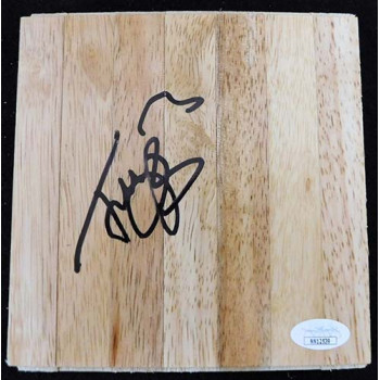 Trey Burke Dallas Mavericks Signed 6x6 Floorboard JSA Authenticated