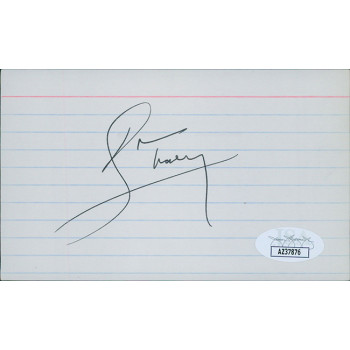 Don Chaney Boston Celtics Signed 3x5 Index Card JSA Authenticated Don Chaney Boston Celtics Signed 3x5 Index Card JSA Authenticated