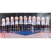 Los Angeles Clippers Signed 1992-93 Team 15x30 Poster by 11 JSA Authenticated