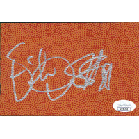 Erick Dampier Warriors Signed 4x6 Basketball Surface Card JSA Authenticated