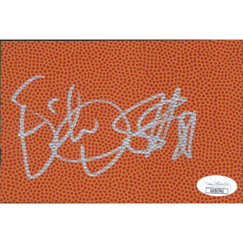 Erick Dampier Warriors Signed 4x6 Basketball Surface Card JSA Authenticated Erick Dampier Warriors Signed 4x6 Basketball Surface Card JSA Authenticated