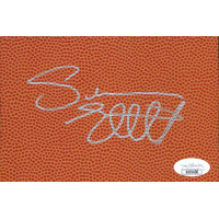 Sean Elliott Spurs Signed 4x6 Basketball Surface Card JSA Authenticated
