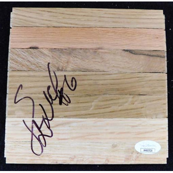 Cristiano Felicio Chicago Bulls Signed 6x6 Floorboard JSA Authenticated