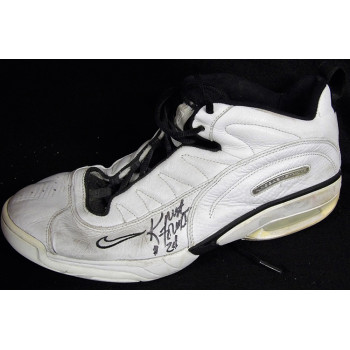 Kristin Folkl Portland Fire Signed Nike Games Used Shoe JSA Authenticated