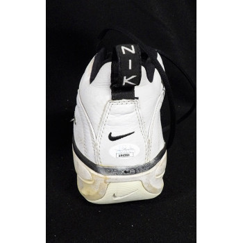 Kristin Folkl Portland Fire Signed Nike Games Used Shoe JSA Authenticated