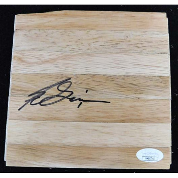 Sundiata Gaines Minnesota Timberwolves Signed 6x6 Floorboard JSA Authenticated