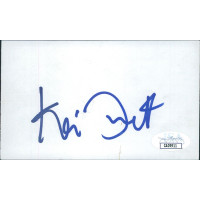 Kevin Garnett Minnesota Timberwolves Signed 3x5 Index Card JSA Authenticated