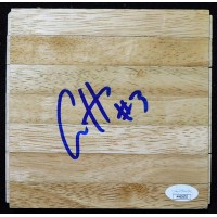 Aaron Holiday Indiana Pacers Signed 6x6 Floorboard JSA Authenticated