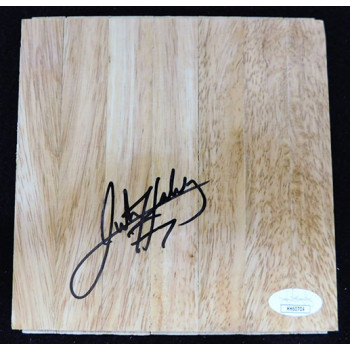Justin Holiday Indiana Pacers Signed 6x6 Floorboard JSA Authenticated