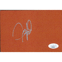 Juwan Howard Washington Wizards Signed 4x6 Basketball Surface Card JSA Authentic