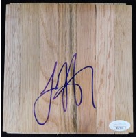 Larry Hughes Cleveland Cavaliers Signed 6x6 Floorboard JSA Authenticated