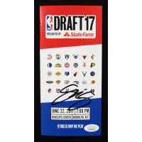 Josh Jackson Signed NBA Draft 2017 Program JSA Authenticated